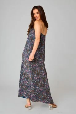 BuddyLove Luca Strapless Maxi Dress - Hollyhock -US Skirt Sales Store CG4875LucaHollyhockBack