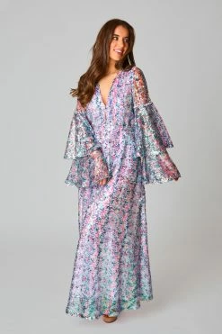 BuddyLove Colette Long Sleeve Maxi Dress - Flash -US Skirt Sales Store CG4887ColetteFlashFull3