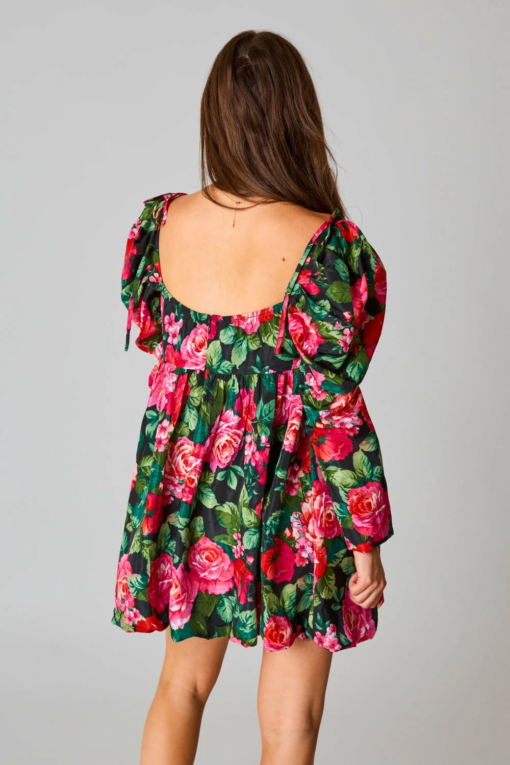 BuddyLove Stassie Puff Sleeve Babydoll Dress - Rosa 7 BuddyLove Stassie Puff Sleeve Babydoll Dress - Rosa - Image 5