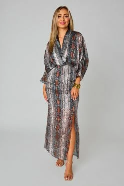 BuddyLove Jude Long Sleeve Maxi Dress - Slinky -US Skirt Sales Store CG4907JudeSlinkyFull