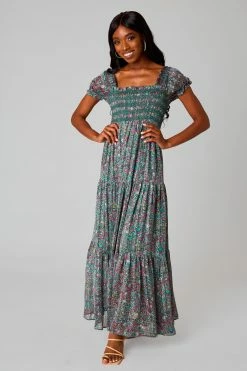 BuddyLove Hattie Smocked Maxi Dress - Sycamore -US Skirt Sales Store CG4953HattieSycamoreFull