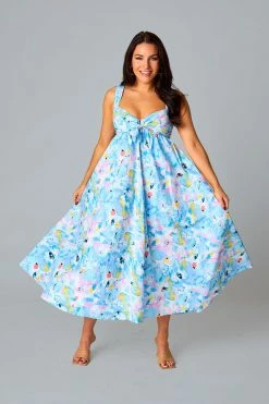 BuddyLove Kenny Smocked Back Maxi Dress - Pastel Dream -US Skirt Sales Store CG5002KennyPastelDreamsFull3