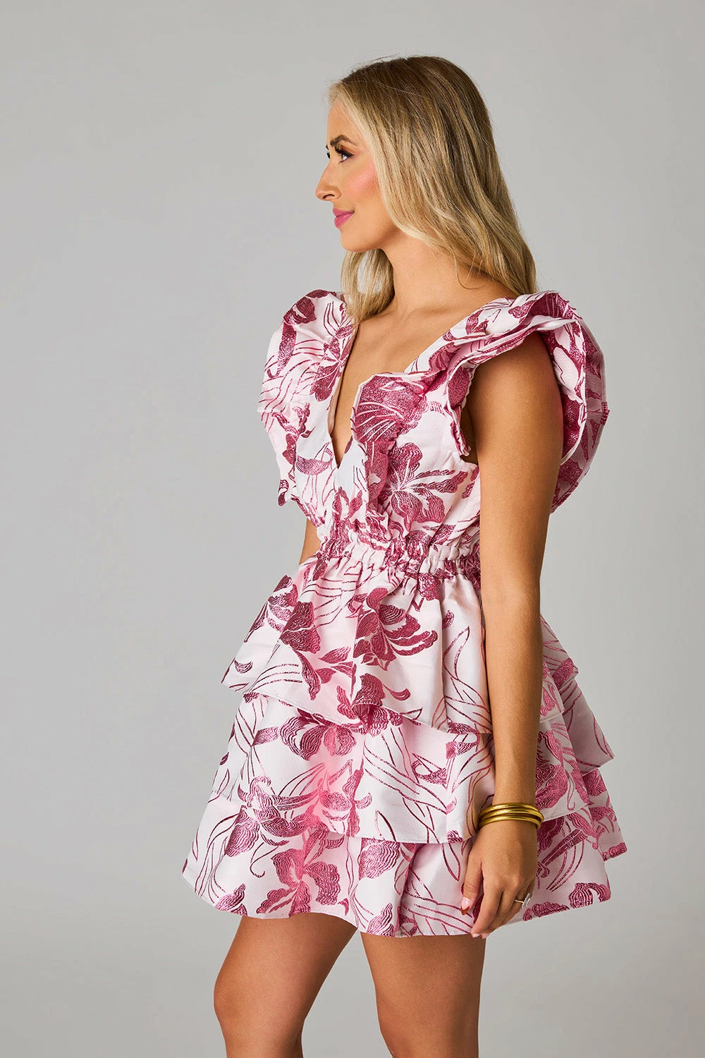 BuddyLove Hudson Elastic Waist Mini Dress - Rose 6 BuddyLove Hudson Elastic Waist Mini Dress - Rose - Image 4