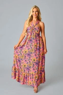 BuddyLove Charlotte Halter Maxi Dress - Nectar -US Skirt Sales Store CG5052CharlotteNectarFull1