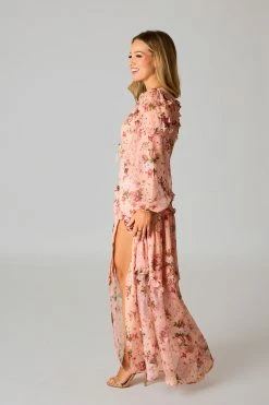 BuddyLove Pia Long Sleeve Maxi Dress - Spellbound -US Skirt Sales Store CG5073PiaSpellboundSide2