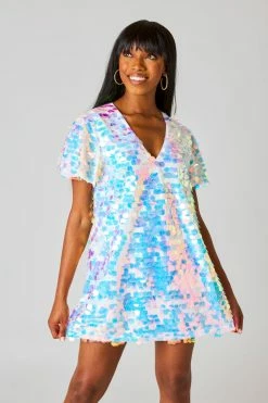 BuddyLove Taya Sequin Short Dress - Rebel -US Skirt Sales Store CG5074TayaRebelFull1