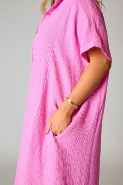 BuddyLove Carmen Cover Up Maxi Dress - Blossom -US Skirt Sales Store CG5087CarmenBlossomPockets