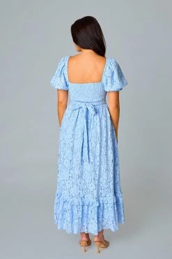 BuddyLove Ross Cut Out Lace Midi Dress - Starlight -US Skirt Sales Store CG5088RossStarlightBack1