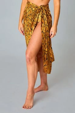 BuddyLove Neptune Cover Up Sarong Skirt - Snake Charmer -US Skirt Sales Store CG5111MarlowNeptuneSnakeCharmerSkirt1