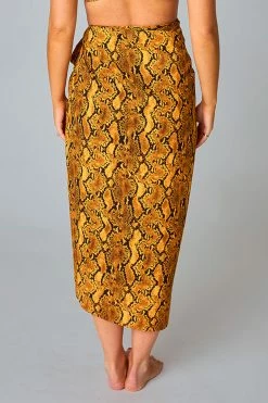BuddyLove Neptune Cover Up Sarong Skirt - Snake Charmer -US Skirt Sales Store CG5111MarlowNeptuneSnakeCharmerSkirt2