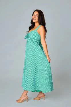 BuddyLove Kenny Smocked Back Maxi Dress - St. Patty -US Skirt Sales Store CG5151KennyStPattySide1