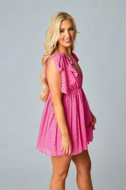 BuddyLove Melanie Tie-Shoulder Mini Dress - Minnie -US Skirt Sales Store CG5168MelanieMinnieSide