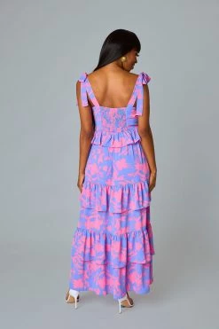 BuddyLove Edie Tie-Shoulder Maxi Dress - Cyprus -US Skirt Sales Store CG5171EdieCyprusBack