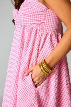 BuddyLove Kenny Smocked Back Maxi Dress - For The Love Of -US Skirt Sales Store CG5176KennyForTheLoveOfSide1