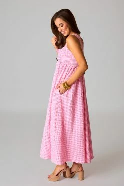 BuddyLove Kenny Smocked Back Maxi Dress - For The Love Of -US Skirt Sales Store CG5176KennyForTheLoveOfSide3