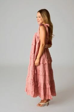 BuddyLove Landon Tie-Shoulder Maxi Dress - Jazzy -US Skirt Sales Store CG5182LandonJazzySide