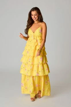 BuddyLove Callie Tiered Maxi Dress - Songbird -US Skirt Sales Store CG5183CallieSongBirdFull1
