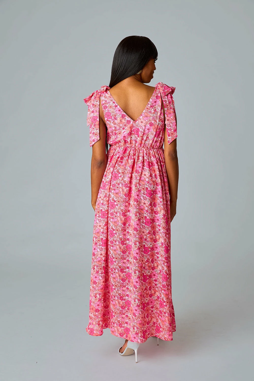 BuddyLove Meme Tie-Shoulder Maxi Dress - Hawaiian Sun 7 BuddyLove Meme Tie-Shoulder Maxi Dress - Hawaiian Sun - Image 5