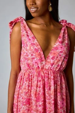 BuddyLove Meme Tie-Shoulder Maxi Dress - Hawaiian Sun 13 BuddyLove Meme Tie-Shoulder Maxi Dress - Hawaiian Sun -US Skirt Sales Store CG5184MemeHawaiianSunClose