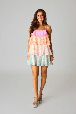 BuddyLove Disco Tiered Sequin Short Dress - Make It Happen -US Skirt Sales Store CG5191DiscoMakeitHappenFull1