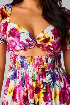 BuddyLove Ross Cut Out Lace Midi Dress - Derby Days -US Skirt Sales Store CG5201RossDerbyDaysClose