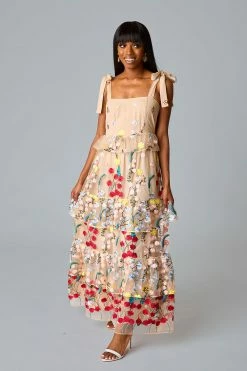 BuddyLove Edie Tie-Shoulder Maxi Dress - Oasis -US Skirt Sales Store CG5205EdieOasisFull2