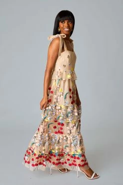 BuddyLove Edie Tie-Shoulder Maxi Dress - Oasis -US Skirt Sales Store CG5205EdieOasisSide