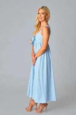 BuddyLove Kenny Smocked Back Maxi Dress - Blue Moon 12 BuddyLove Kenny Smocked Back Maxi Dress - Blue Moon -US Skirt Sales Store CG5221KennyBlueMoonSide