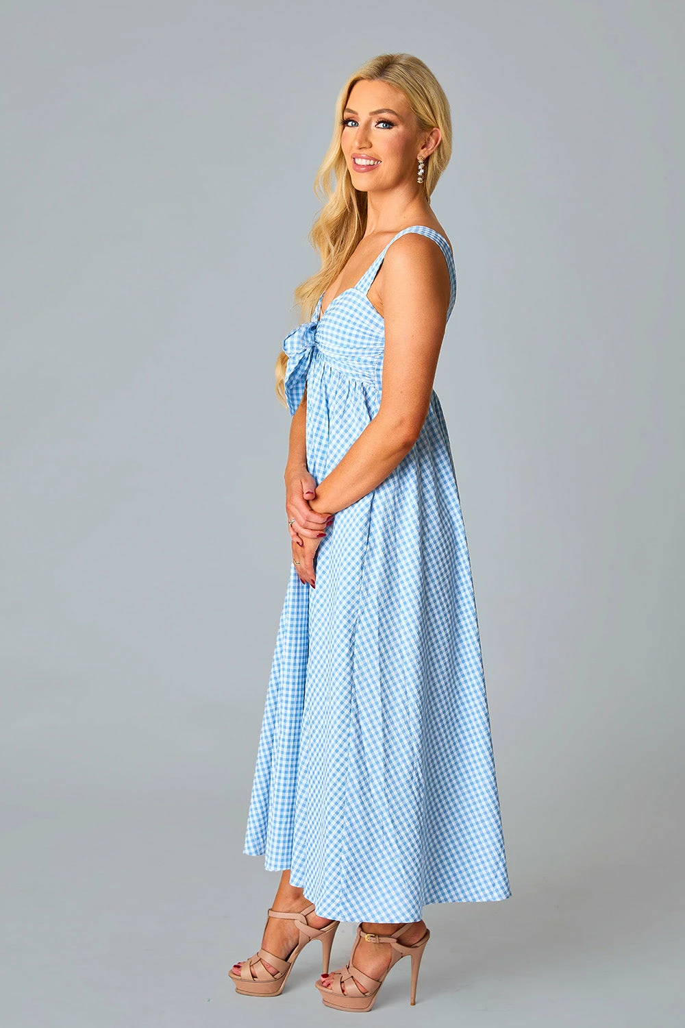 BuddyLove Kenny Smocked Back Maxi Dress - Blue Moon 6 BuddyLove Kenny Smocked Back Maxi Dress - Blue Moon - Image 4