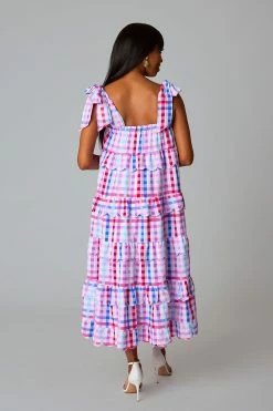 BuddyLove Landon Tie-Shoulder Maxi Dress - Catalina -US Skirt Sales Store CG5230LandonCatalinaBack