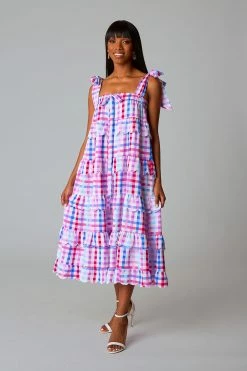 BuddyLove Landon Tie-Shoulder Maxi Dress - Catalina -US Skirt Sales Store CG5230LandonCatalinaFull2