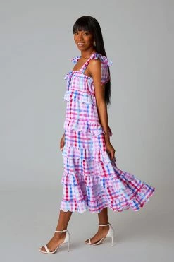 BuddyLove Landon Tie-Shoulder Maxi Dress - Catalina -US Skirt Sales Store CG5230LandonCatalinaSide