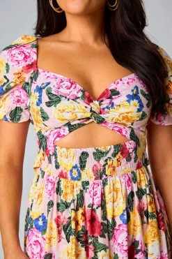 BuddyLove Ross Cut Out Lace Midi Dress - Monet 13 BuddyLove Ross Cut Out Lace Midi Dress - Monet -US Skirt Sales Store CG5277RossMonetClose