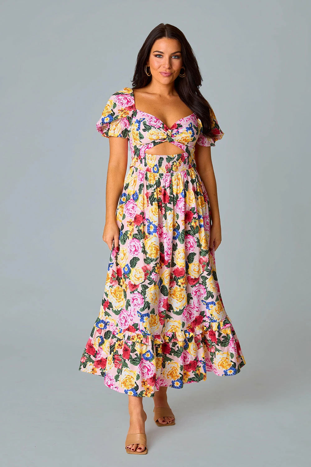 BuddyLove Ross Cut Out Lace Midi Dress - Monet 5 BuddyLove Ross Cut Out Lace Midi Dress - Monet - Image 3