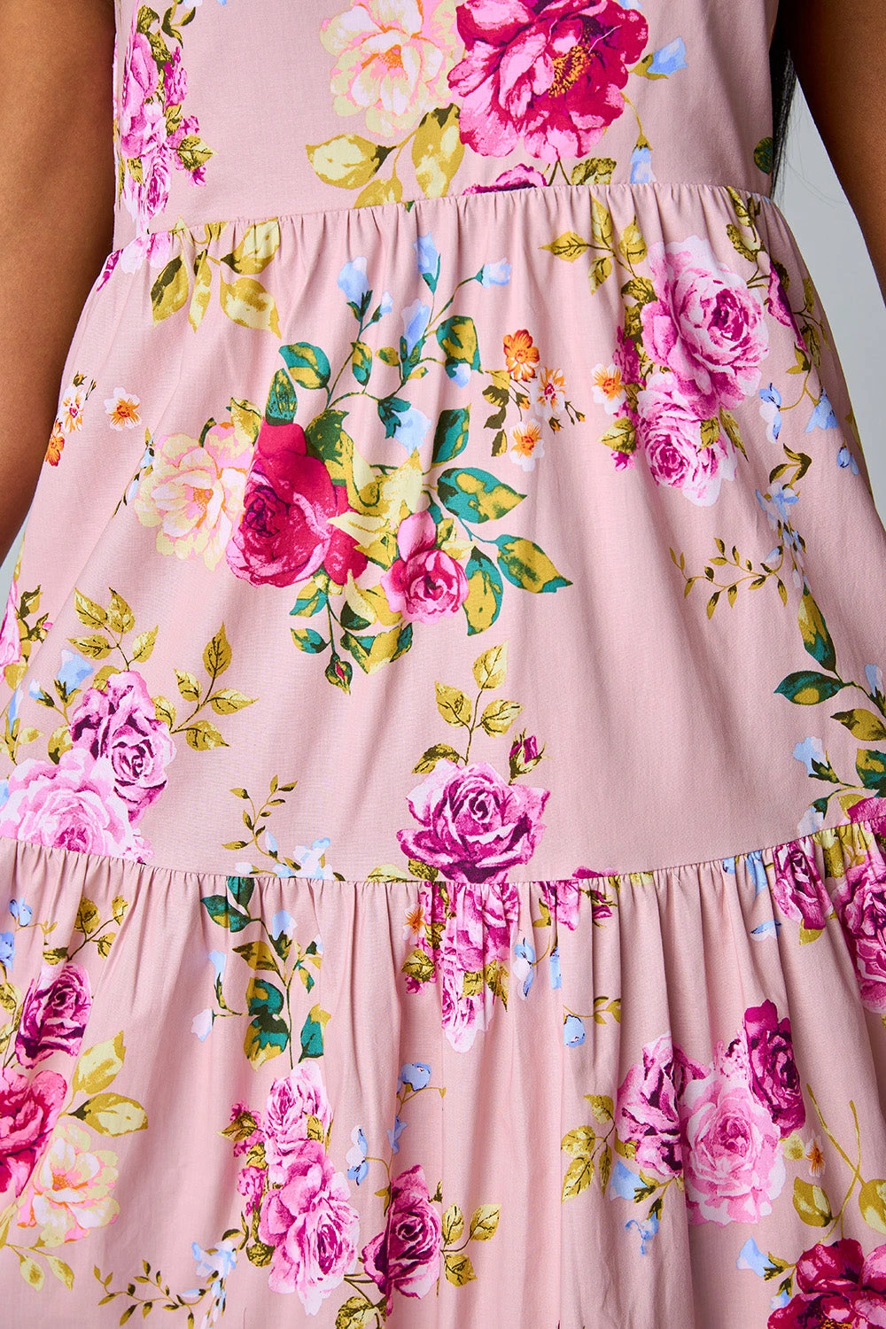 BuddyLove Arlene Tie-Shoulder Maxi Dress - Blushing 8 BuddyLove Arlene Tie-Shoulder Maxi Dress - Blushing - Image 6