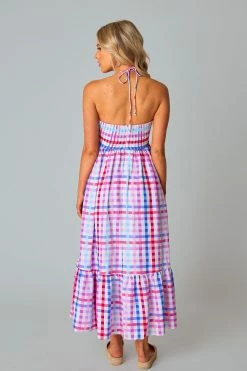BuddyLove Gerty Halter Top Midi Dress - Catalina -US Skirt Sales Store CG5332GertyCatalinaBack2