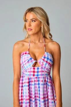 BuddyLove Gerty Halter Top Midi Dress - Catalina -US Skirt Sales Store CG5332GertyCatalinaTop