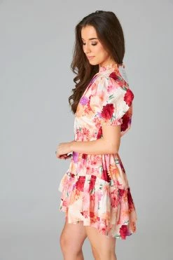 BuddyLove Clementine Elastic Waist Mini Dress - Mad Hat -US Skirt Sales Store CG5426ClementineMadHatSide