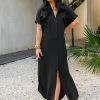 BuddyLove Carmen Cover Up Maxi Dress - Black