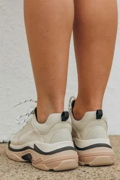 Cher Chunky Sneakers - Beige -US Skirt Sales Store CherSneakersBeige3
