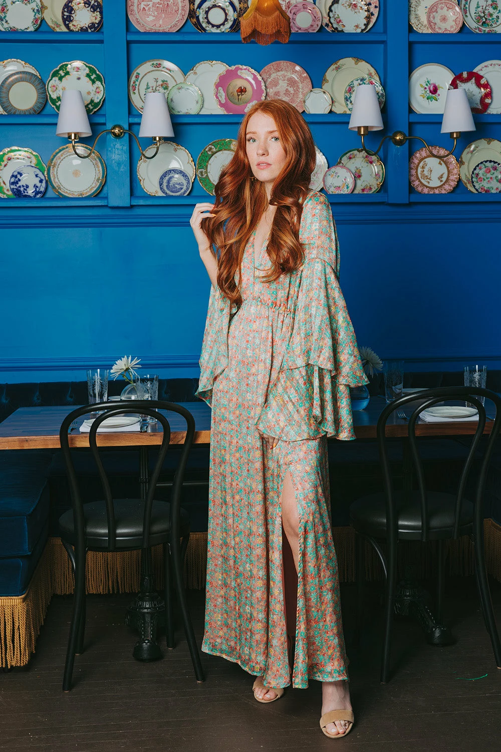 BuddyLove Colette Long Sleeve Maxi Dress - Boca 4 BuddyLove Colette Long Sleeve Maxi Dress - Boca - Image 2