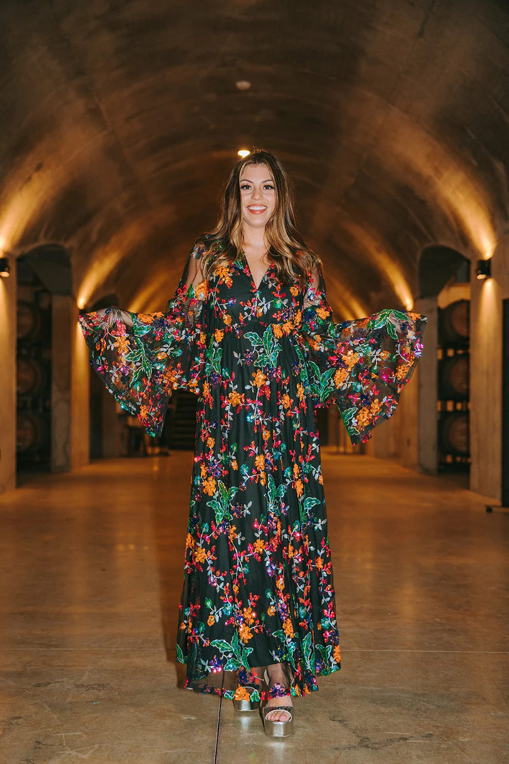 BuddyLove Colette Long Sleeve Maxi Dress - Dusk 4 BuddyLove Colette Long Sleeve Maxi Dress - Dusk - Image 2