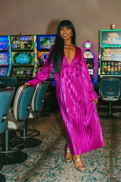 BuddyLove Evie Metallic Maxi Dress - Studio 54