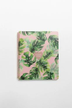 BuddyLove Floral Notebook - Palm -US Skirt Sales Store FloralNotebookPalm2