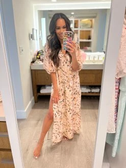 BuddyLove Pamela Caftan Maxi Dress - Shell -US Skirt Sales Store GLik2nwQ