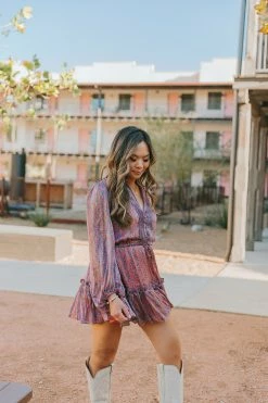 BuddyLove Grace Long Sleeve Short Dress - Forget Me Not -US Skirt Sales Store GraceForgetMeNot5