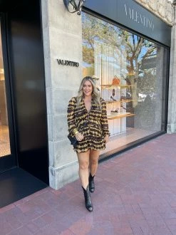 BuddyLove Grace Long Sleeve Short Dress - Radioactive 21 BuddyLove Grace Long Sleeve Short Dress - Radioactive -US Skirt Sales Store GraysonGraceRadioactive