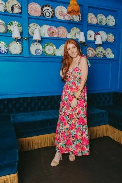 BuddyLove Hamptons Tie-Shoulder Maxi Dress - Sweet Dreams -US Skirt Sales Store HamptonsSweetDreams5