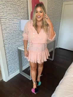 BuddyLove Bronx Elastic Waist Mini Dress - Ballet Slipper -US Skirt Sales Store IMG 0329