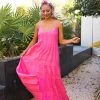 BuddyLove Jaxon Tiered Maxi Dress - Pink -US Skirt Sales Store JaxonPink5